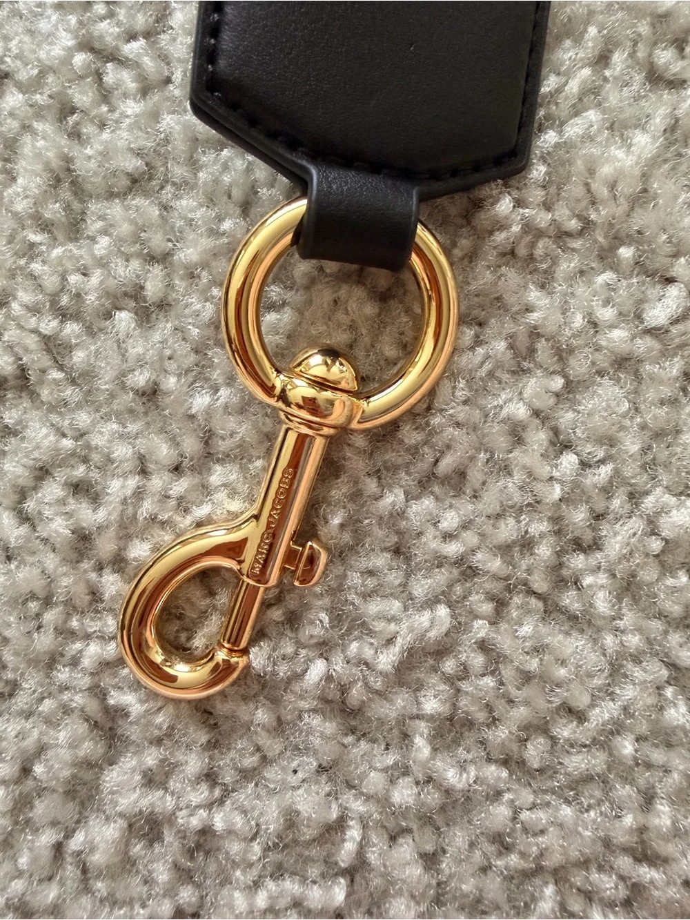 Marc Jacobs Brown & Cream Branded Adjustable Strap